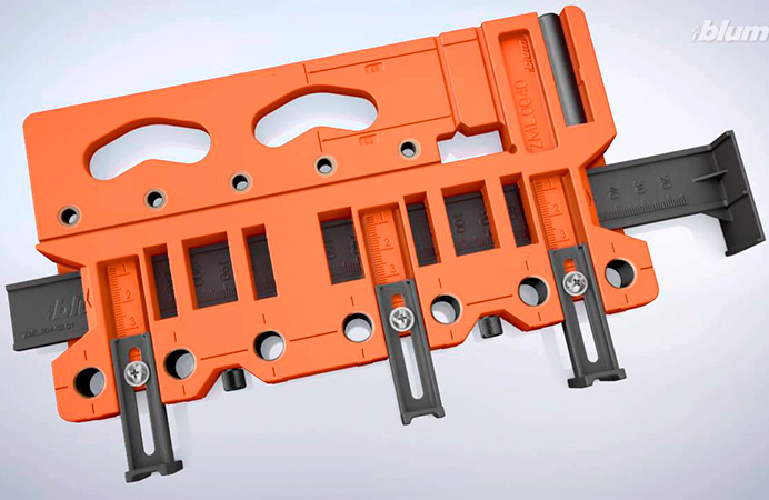 Шаблоны Blum. Универсальный шаблон для обработки фасадов.