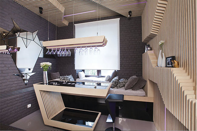 Параметрическая мебель - свежее направление в дизайне интерьера.